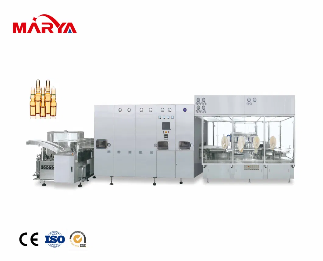 Shanghai Marya Injectable Ampoule Glass Filling Sealing Production Machine for Laboratory